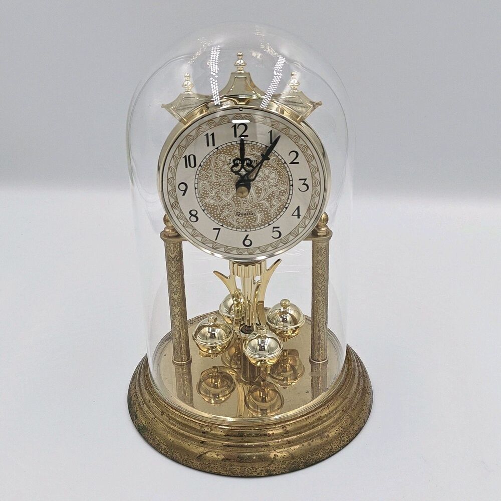 Waltham Anniversary Quartz Gold Torsion Clock - W993 Made in West Germany WORKS